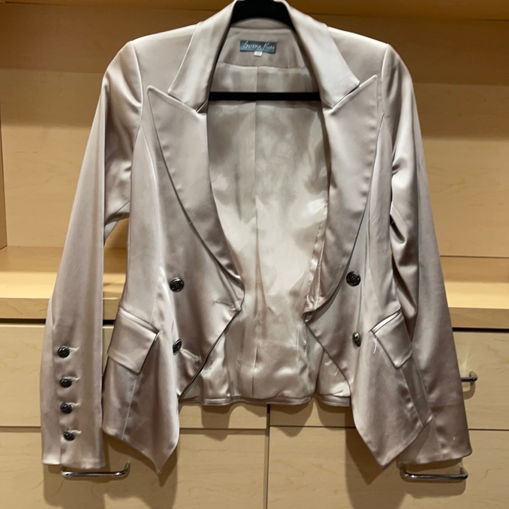 Silk blazer